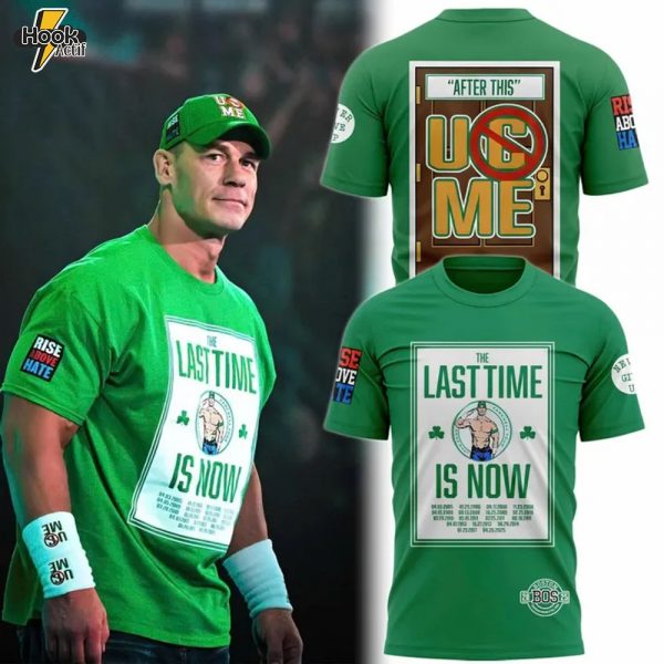 WWE John Cena Farewell 2025 Boston Limited Edition Combo Tshirt