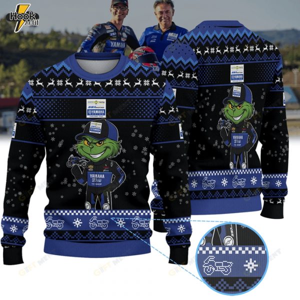 Yamaha Motoxracing WorldSBK Team × Grinch Ugly Christmas Sweater