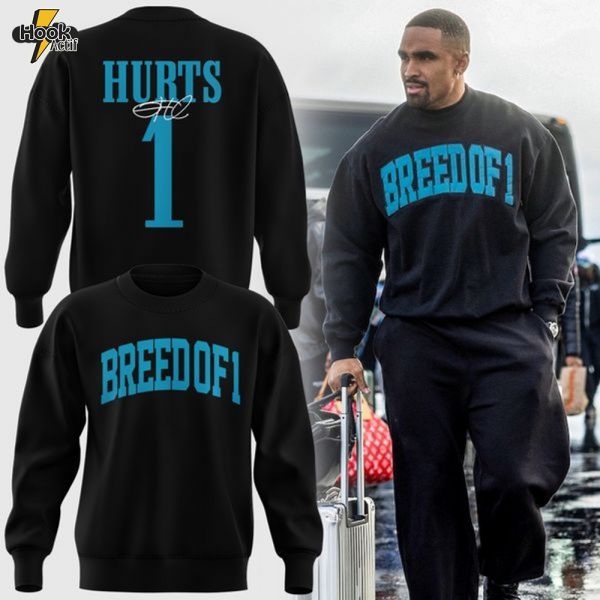 2025 Limited edition Sweatshirt "BREED OF 1" Jalen Hurts for fans Philadelphia Eagles
