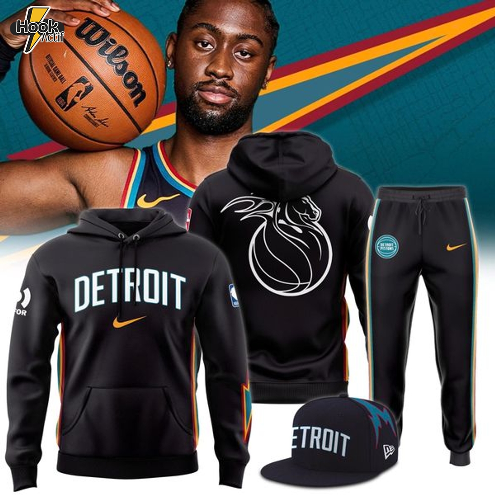 2025-26 City Edition Detroit Pistons Nike Limited Hoodie 2025-26 City Edition Detroit Pistons Nike Limited Hoodie