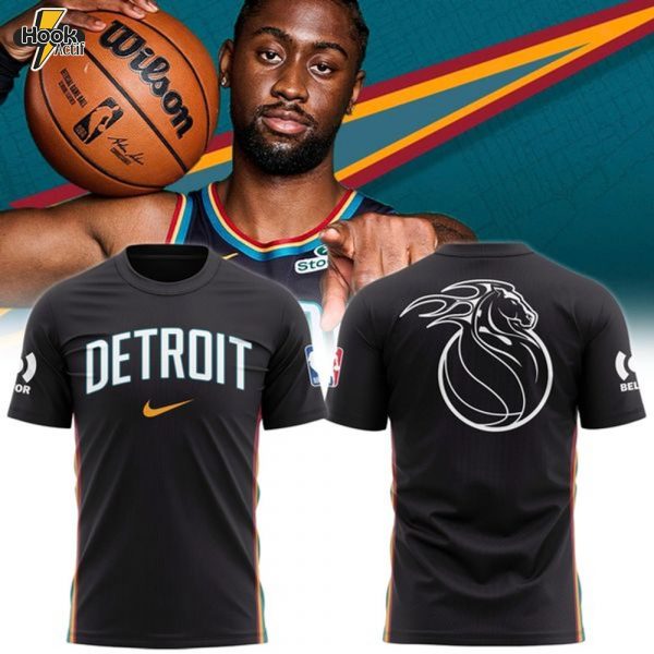 2025-26 City Edition Detroit Pistons Nike T-shirt
