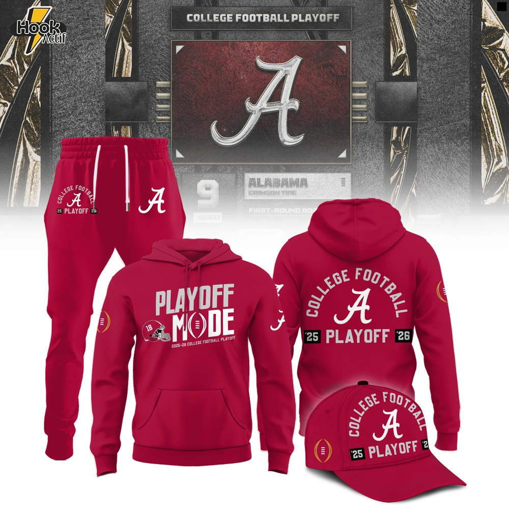 Alabama Crimson Tide 2025-26 College Football Playoff Limited Edition Hoodie Alabama Crimson Tide 2025-26 College Football Playoff Limited Edition Hoodie