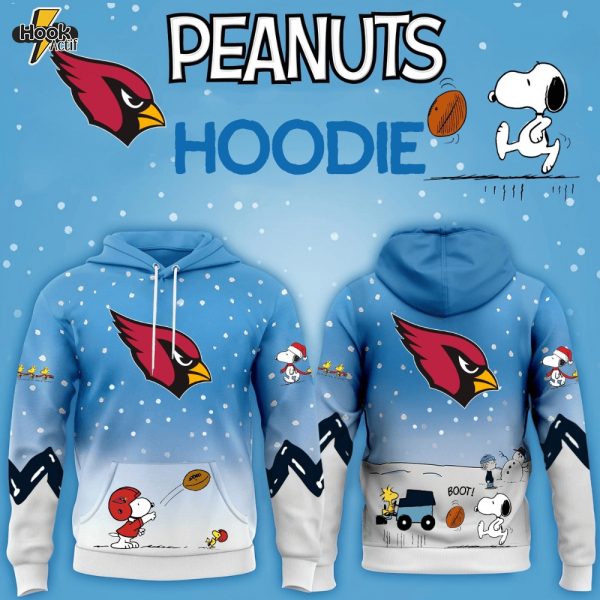 Arizona Cardinals x Peanuts Hoodie Christmas Limited Edition-3D Unisex Hoodie