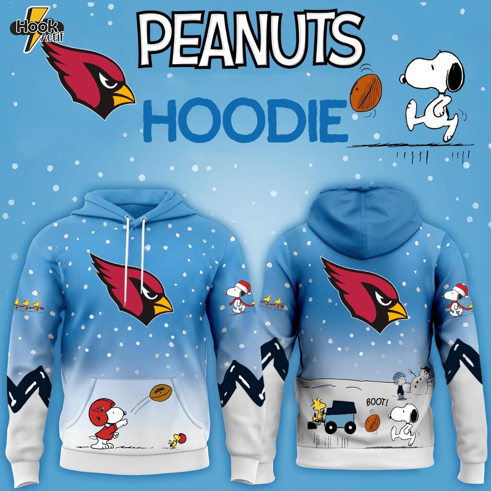 Arizona Cardinals x Peanuts Hoodie Christmas Limited Edition-3D Unisex Hoodie Arizona Cardinals x Peanuts Hoodie Christmas Limited Edition-3D Unisex Hoodie