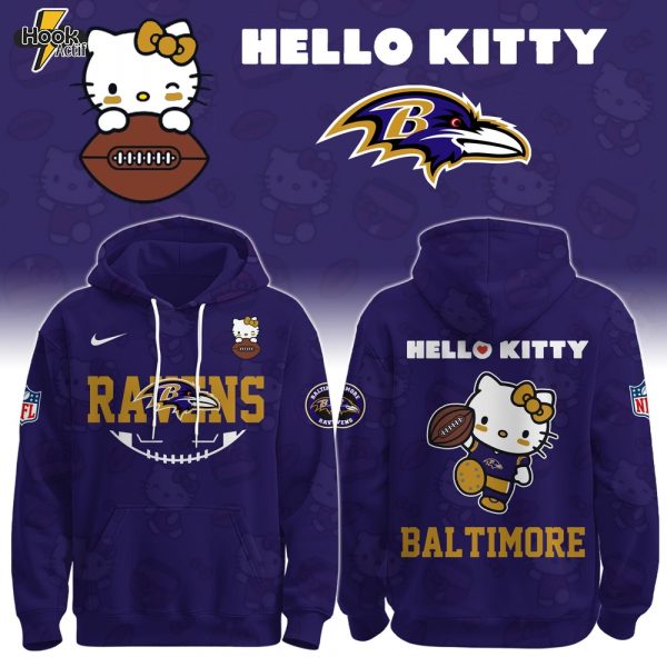 BAL Ravens Special Hello Kitty Limited Edition Hoodie