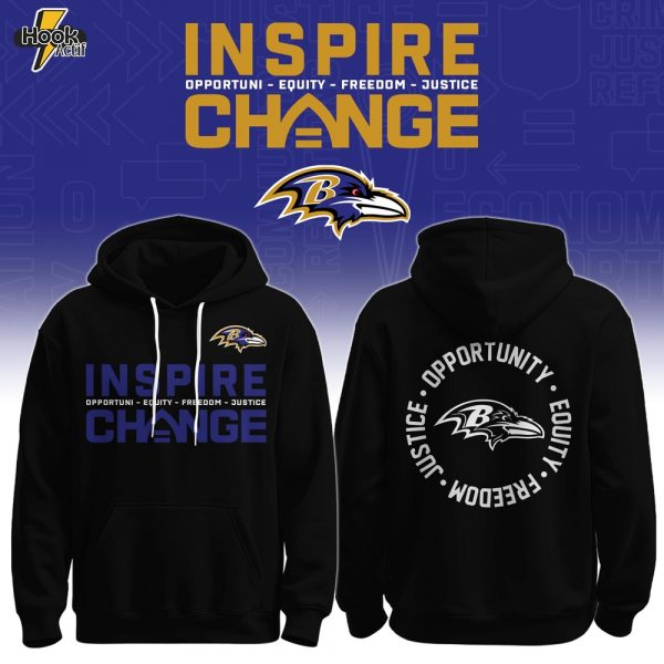 BAL Ravens Special Inspire Change Limited Edition Hoodie