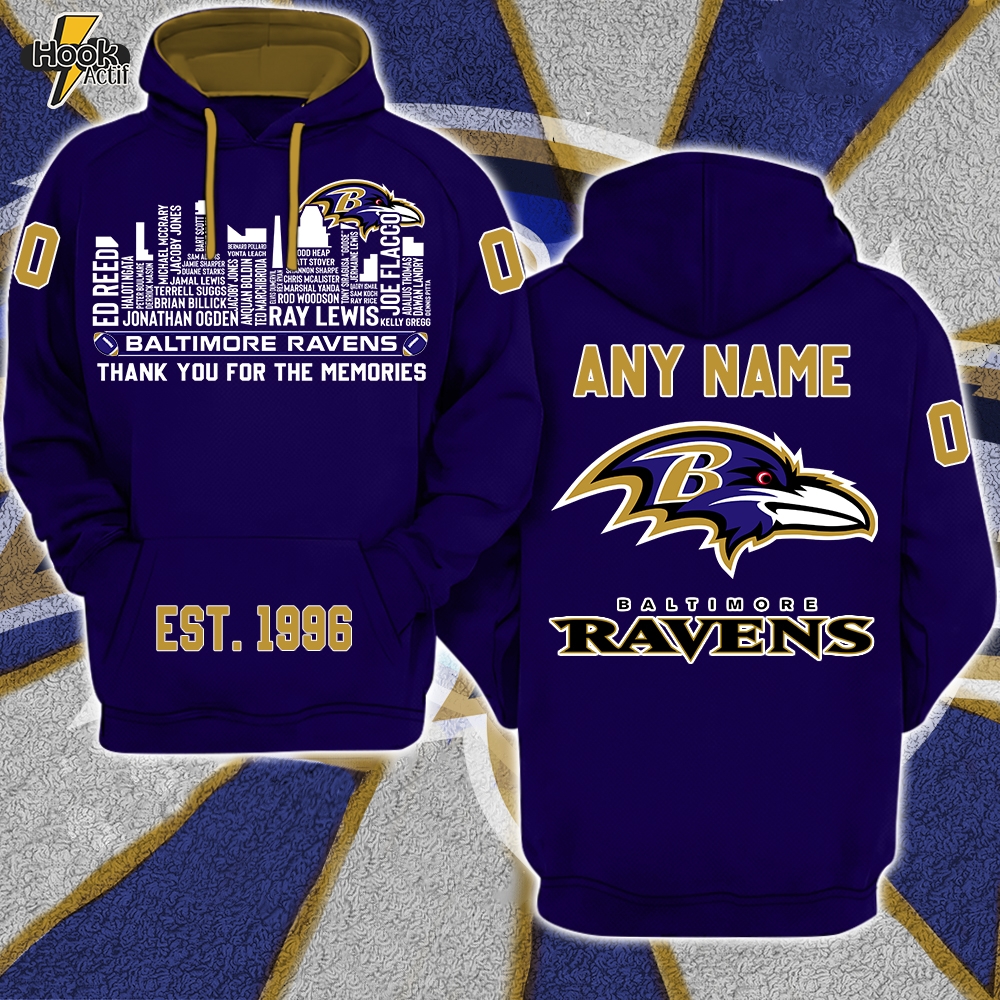 Baltimore Ravens x Legend City Football Hoodie Limited Edition-3D Unisex Hoodie Baltimore Ravens x Legend City Football Hoodie Limited Edition-3D Unisex Hoodie