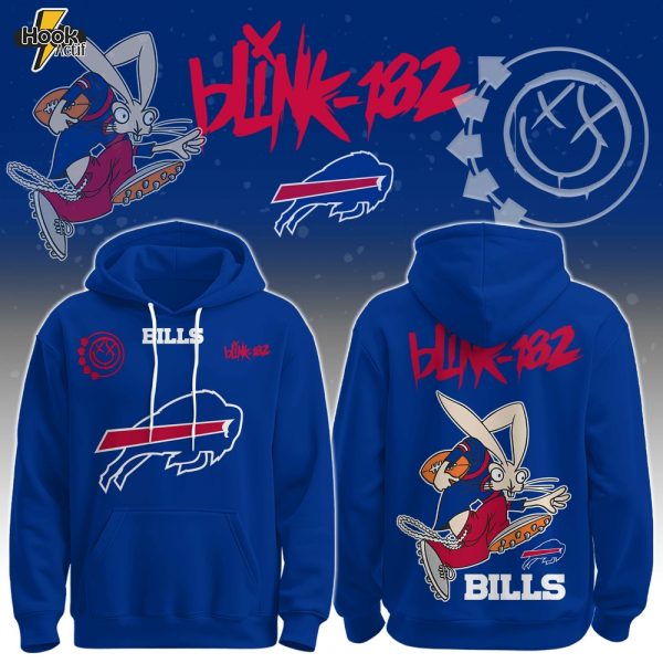 Bills x Blink-182 Pop-Punk Football Hoodie