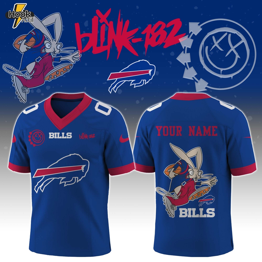 Bills x Blink-182 Pop-Punk Football Jersey Bills x Blink-182 Pop-Punk Football Jersey