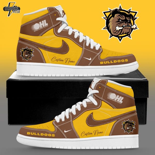 Brantford Bulldogs Custom Name Shoes JD