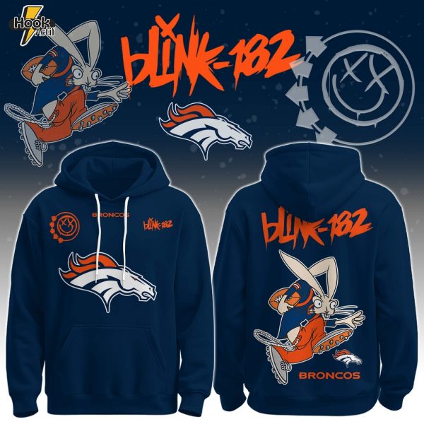 Broncos x Blink-182 Pop-Punk Football Hoodie