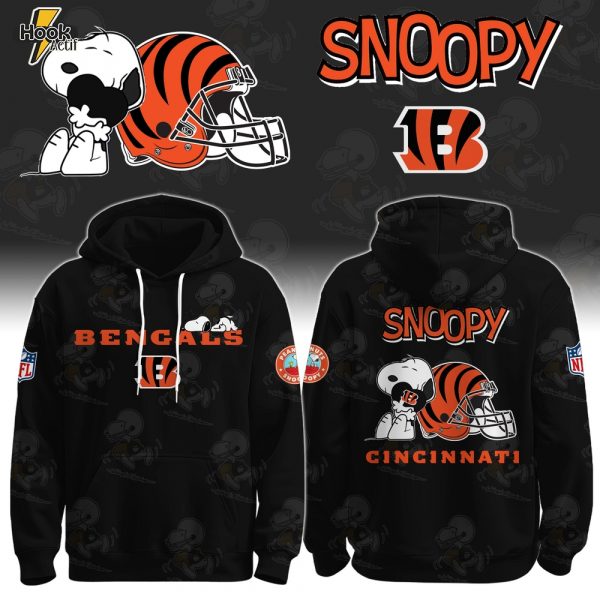 C Bengals x Snoopy Hoodie Limited Edition + Selling Out Fast