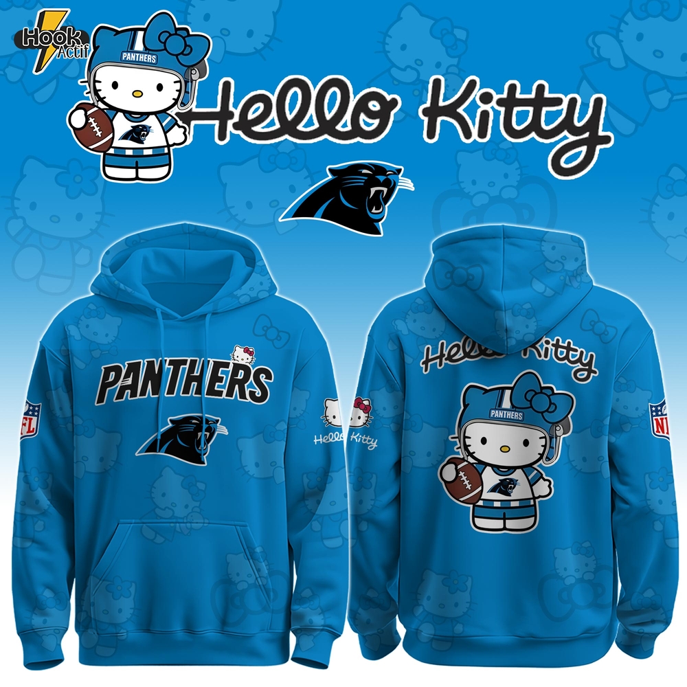 C Panthers x Hello Kitty Hoodie Limited , Selling Out Fast C Panthers x Hello Kitty Hoodie Limited , Selling Out Fast