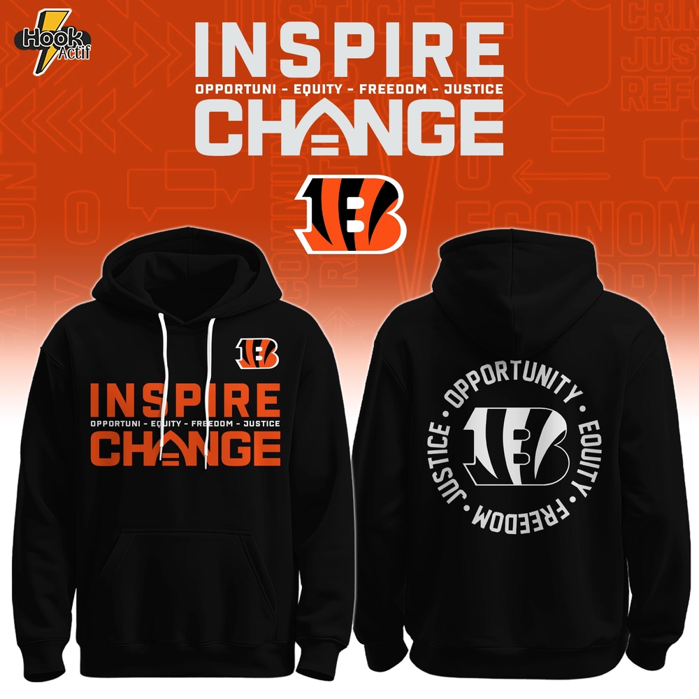 CIN Bengals Special Inspire Change Limited Edition Hoodie CIN Bengals Special Inspire Change Limited Edition Hoodie