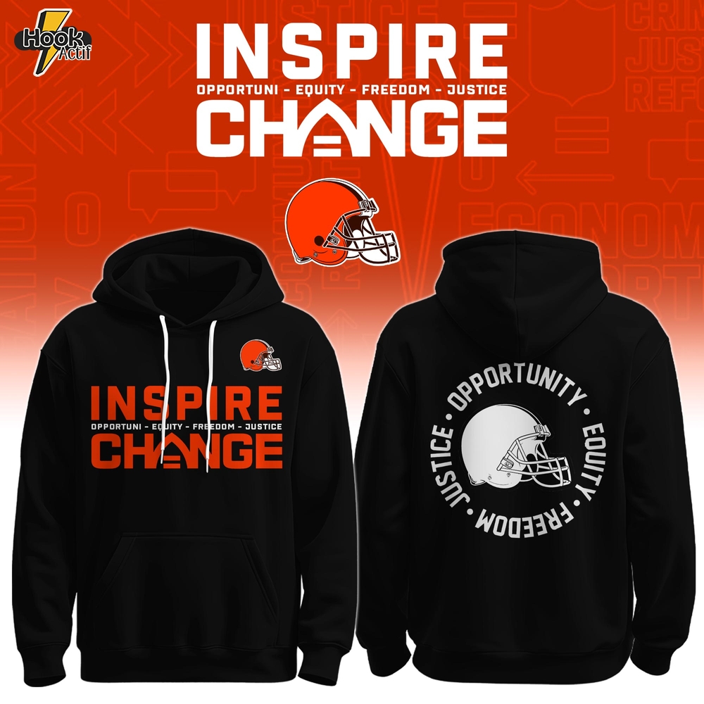 CLE Browns Special Inspire Change Limited Edition Hoodie CLE Browns Special Inspire Change Limited Edition Hoodie