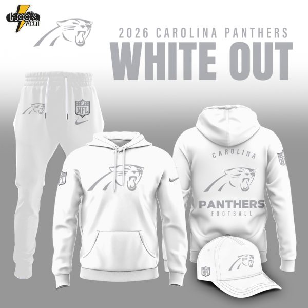 Carolina Panthers 2026 White Out Limited Edition Hoodie