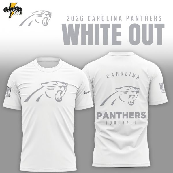 Carolina Panthers 2026 White Out Limited Edition Shirt