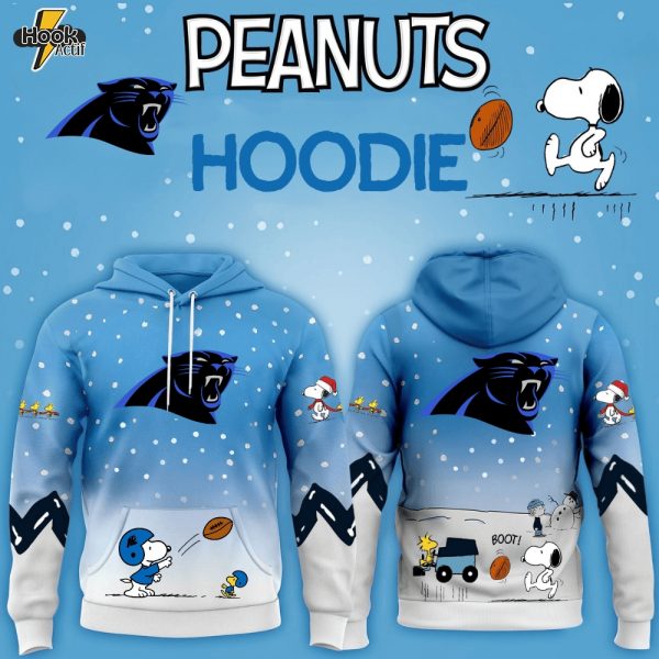 Carolina Panthers x Peanuts Hoodie Christmas Limited Edition-3D Unisex Hoodie