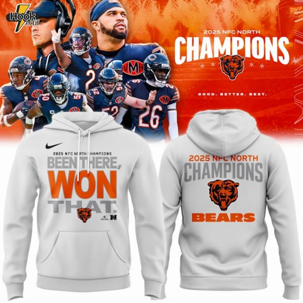Chicago Bears ''2025 NFC North Champions'' Hoodie