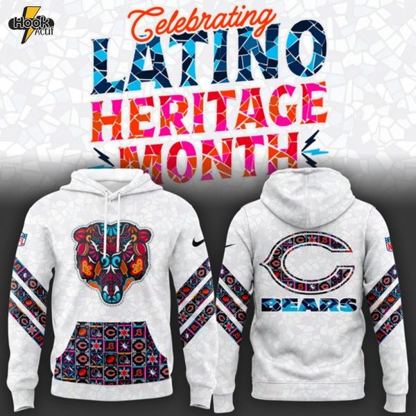 Chicago Bears NFL 2025 Latino Heritage Month Hoodie