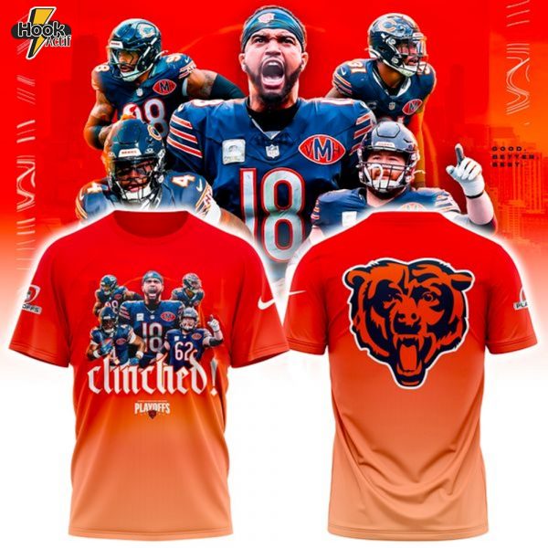 Chicago Bears NFL Playoffs 2025-26 T-Shirt