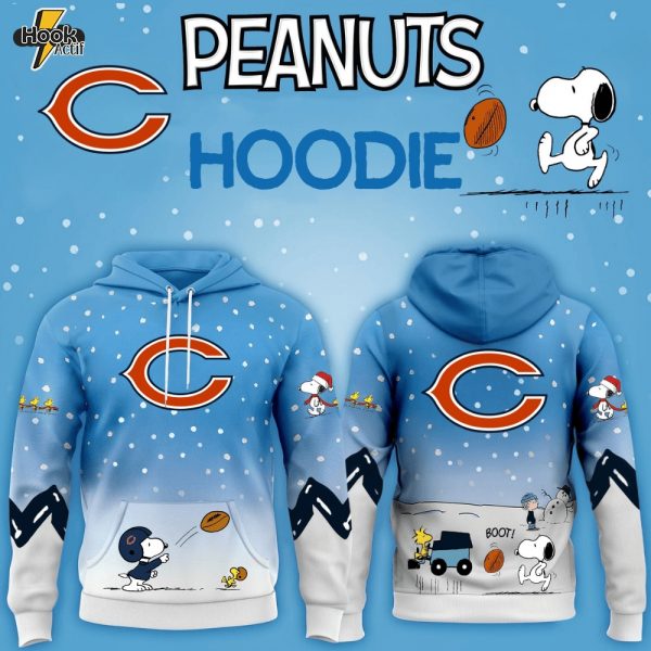 Chicago Bears x Peanuts Hoodie Christmas Limited Edition-3D Unisex Hoodie