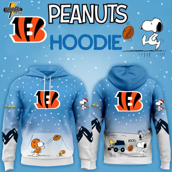 Cincinnati Bengals x Peanuts Hoodie Christmas Limited Edition-3D Unisex Hoodie