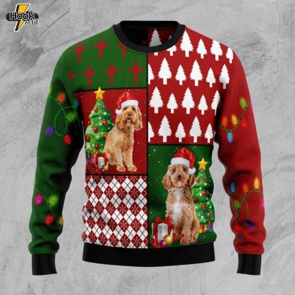 Cockapoo Hohoho Ugly Christmas Sweater