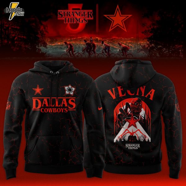 Cowboys Dallas NFL x Stranger Things Limited Hoodie