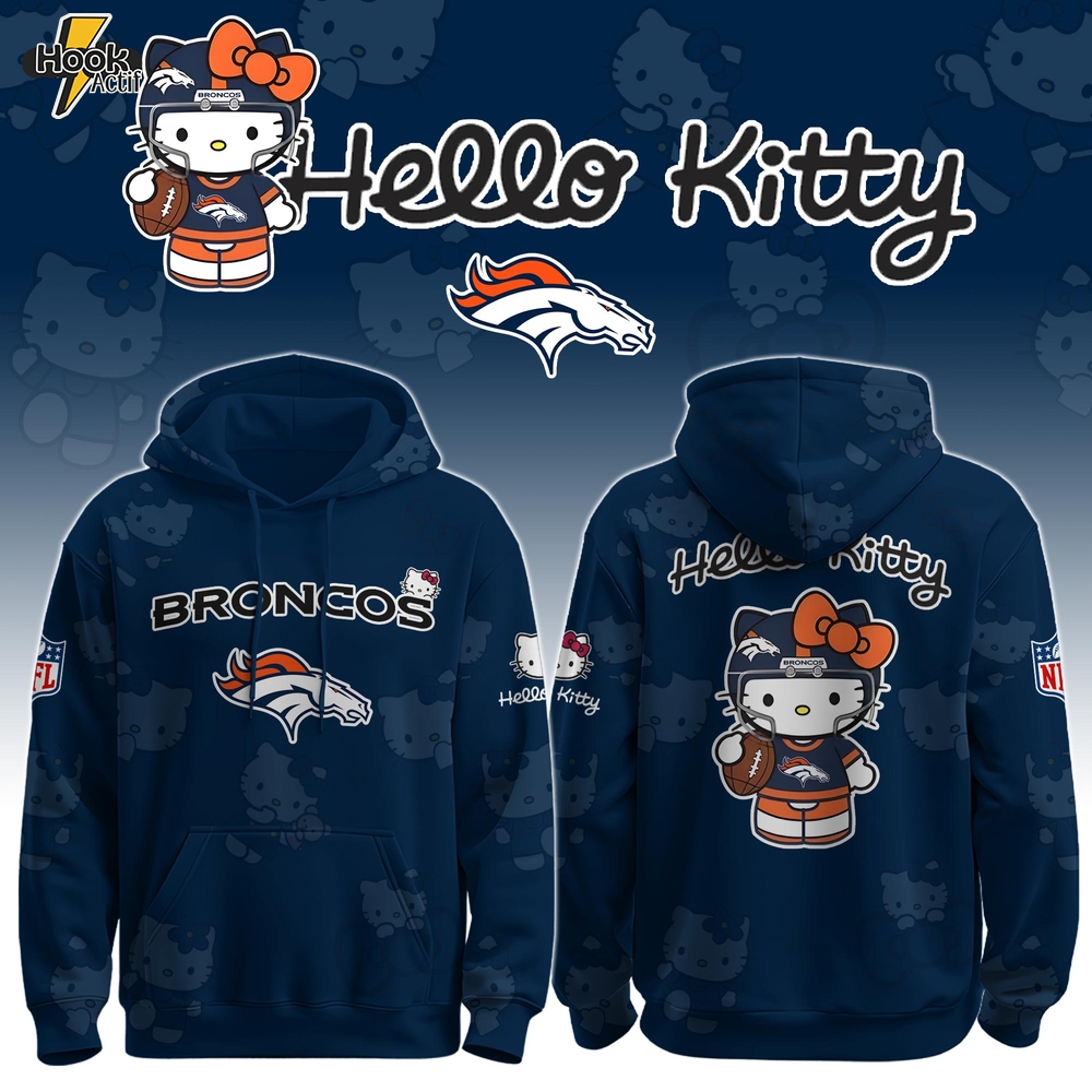 D Broncos x Hello Kitty Hoodie Limited , Selling Out Fast D Broncos x Hello Kitty Hoodie Limited , Selling Out Fast