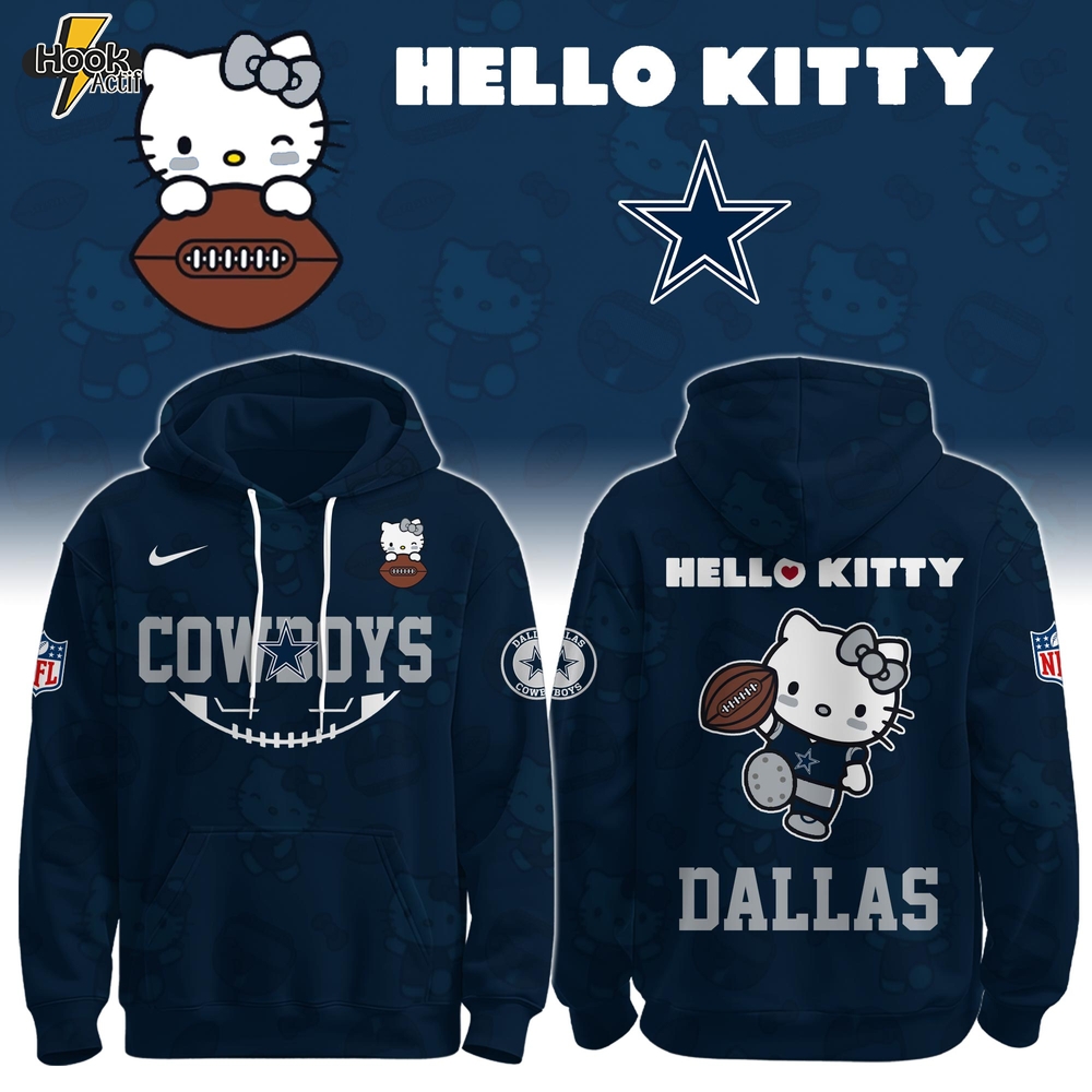 DAL Cowboys Special Hello Kitty Limited Edition Hoodie DAL Cowboys Special Hello Kitty Limited Edition Hoodie