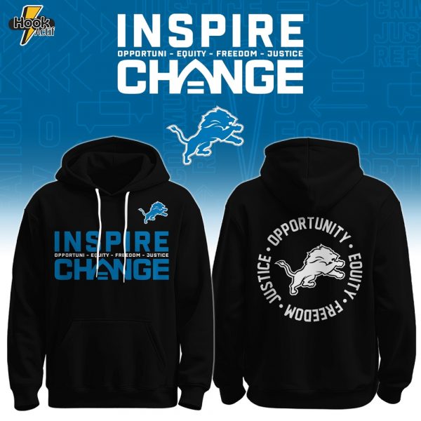 DET Lions Special Inspire Change Limited Edition Hoodie