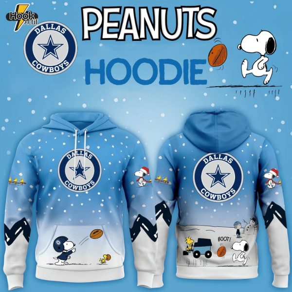 Dallas Cowboys x Peanuts Hoodie Christmas Limited Edition-3D Unisex Hoodie