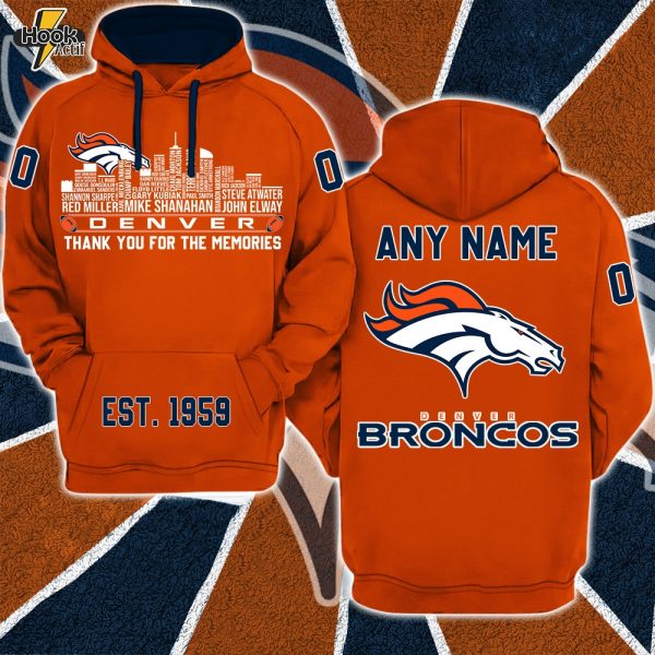 Denver Broncos x Legend City Football Hoodie Limited Edition-3D Unisex Hoodie