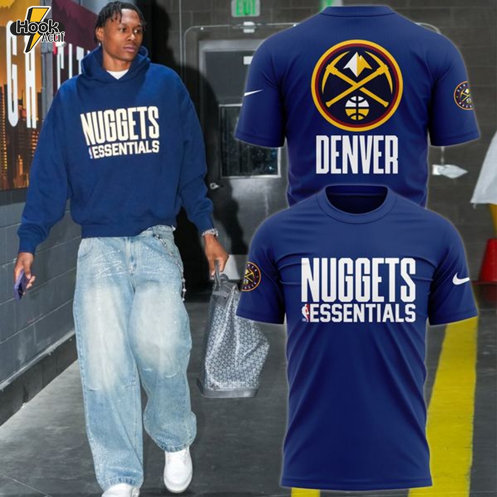 Denver Nuggets x Peyton Watson “NUGGETS ESSENTIALS” T-Shirt Denver Nuggets x Peyton Watson “NUGGETS ESSENTIALS” T-Shirt