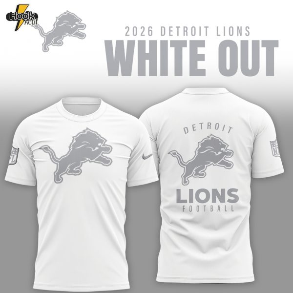 Detroit Lions 2026 White Out Limited Edition Shirt