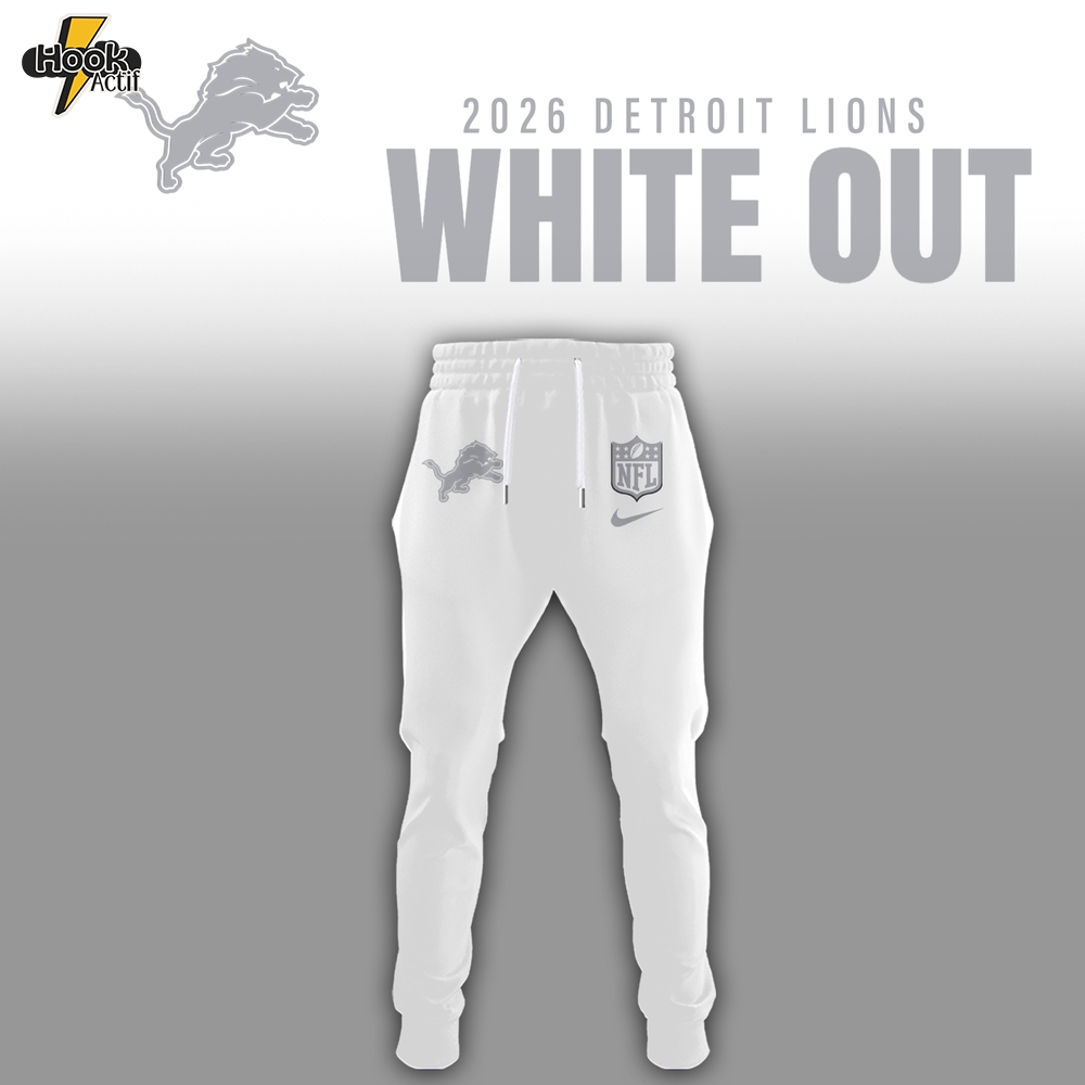 Detroit Lions 2026 White Out Limited Edition Shirt Detroit Lions 2026 White Out Limited Edition Shirt