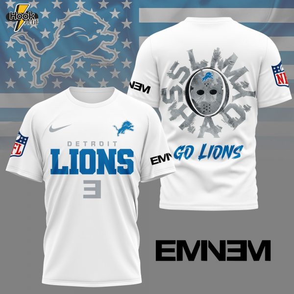 Detroit Lions | Premium NFL Eminem 3D Shirt NY
