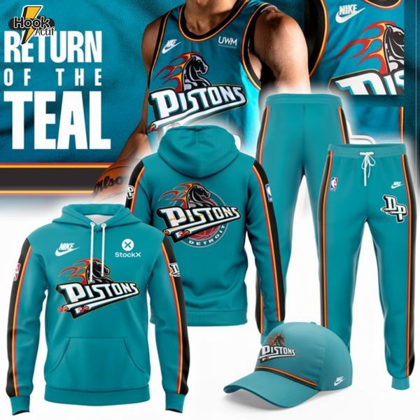 Detroit Pistons 2025-26 Classic Edition Hoodie