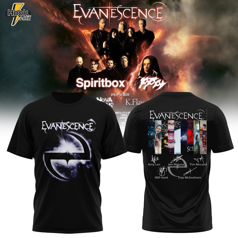 EVANESCENCE US & UK 2026 WORLD TOUR Collection EVANESCENCE US & UK 2026 WORLD TOUR Collection