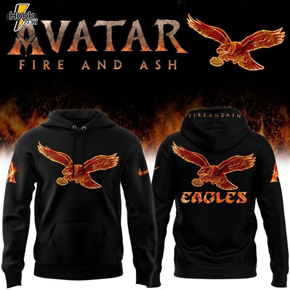 Eagles x Avatar Fire And Ash Hoodie Eagles x Avatar Fire And Ash Hoodie