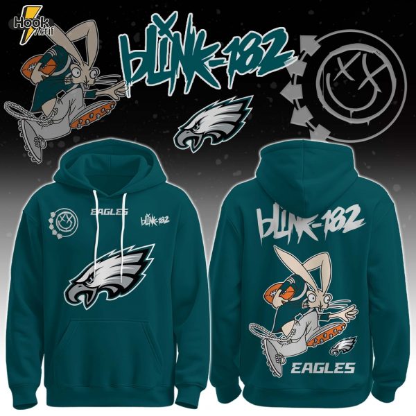 Eagles x Blink-182 Pop-Punk Football Hoodie