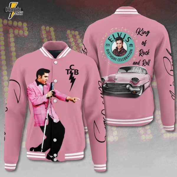 Elvis Presley Varsity Jacket