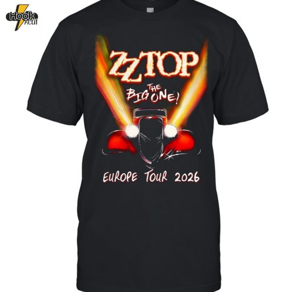 Europe 2026 The Big One TourUnisex TShirt – Buy Online at HookActif.com