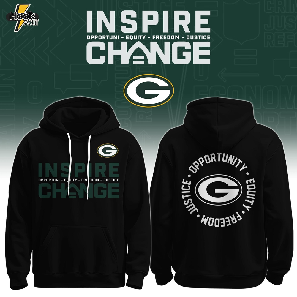 GB Packers Special Inspire Change Limited Edition Hoodie GB Packers Special Inspire Change Limited Edition Hoodie