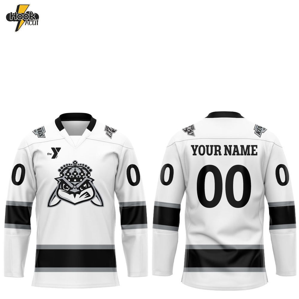 GS Rabbits Introducing the White Rabbit King Combo Hockey Jersey Custom Name, Number GS Rabbits Introducing the White Rabbit King Combo Hockey Jersey Custom Name, Number