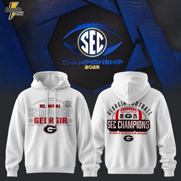 Georgia Bulldogs – 2025 SEC Champions Hoodie