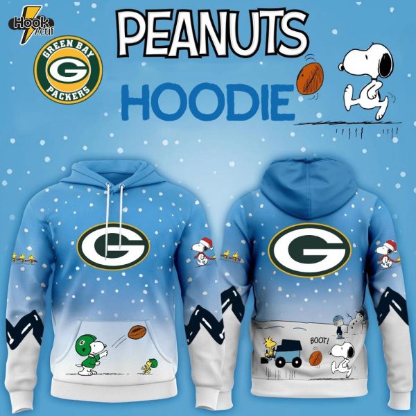 Green Bay Packers x Peanuts Hoodie Christmas Limited Edition-3D Unisex Hoodie