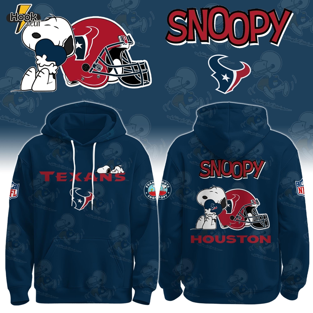 H Texans x Snoopy Hoodie Limited Edition + Selling Out Fast H Texans x Snoopy Hoodie Limited Edition + Selling Out Fast