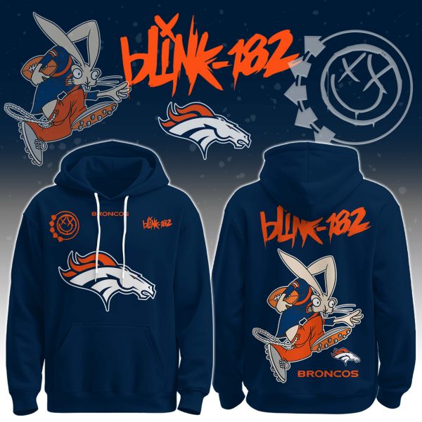 Broncos x Blink-182 Pop-Punk Football Hoodie